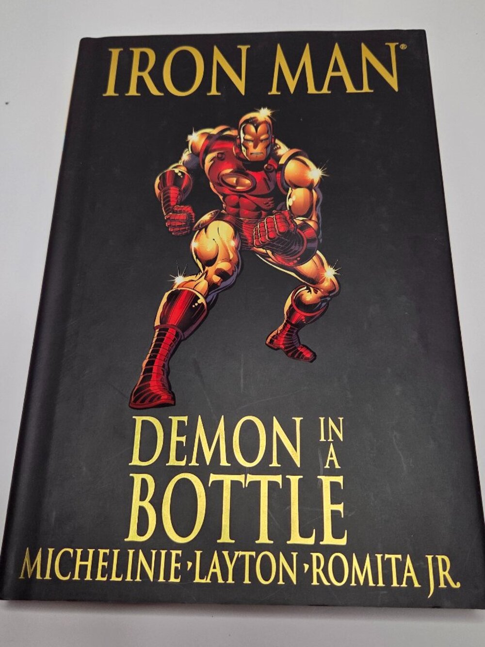 Iron Man Demon in a Bottle by David Michelinie Marvel Premiere Edition HC/DJ